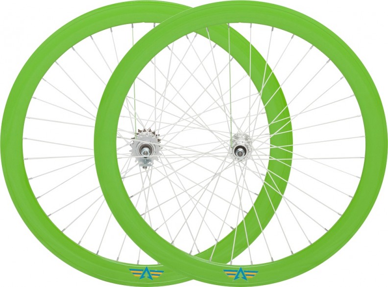 AeroFix 50mm Lime Green Wheelset
