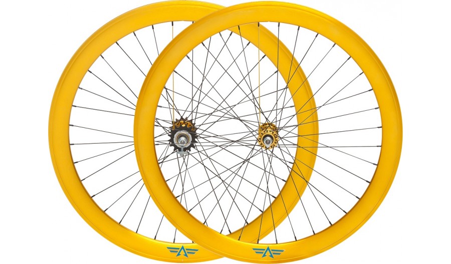 AeroFix 50mm Anodized Gold Wheelset