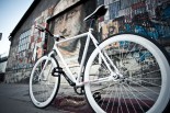 AeroFix Cycles Lunar Pure White Fixie Bike LA Fixed Gear