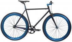 AeroFix Cycles Edge Matte Black with Anodized 50mm Deep Dish Fixed Gear Bikes