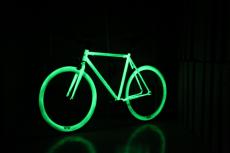 AeroFix Cycles Sole Neon Green Full Glow In The Dark Fixie Bikes